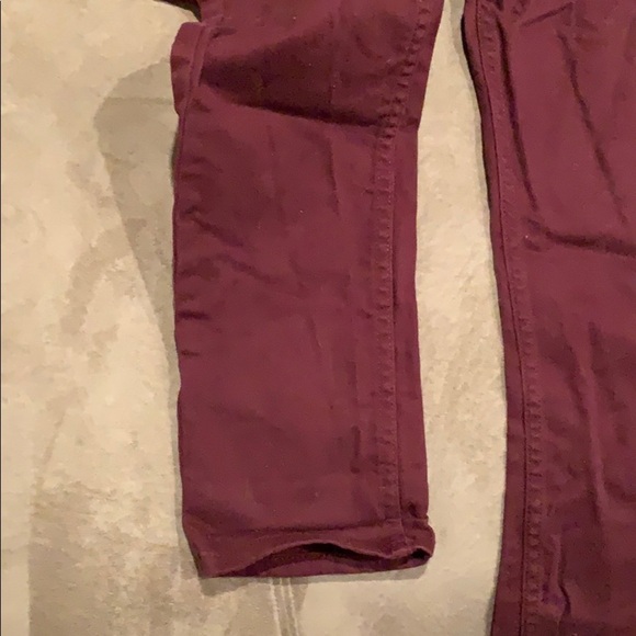 H&M burgundy skinny jeans - Picture 3 of 5